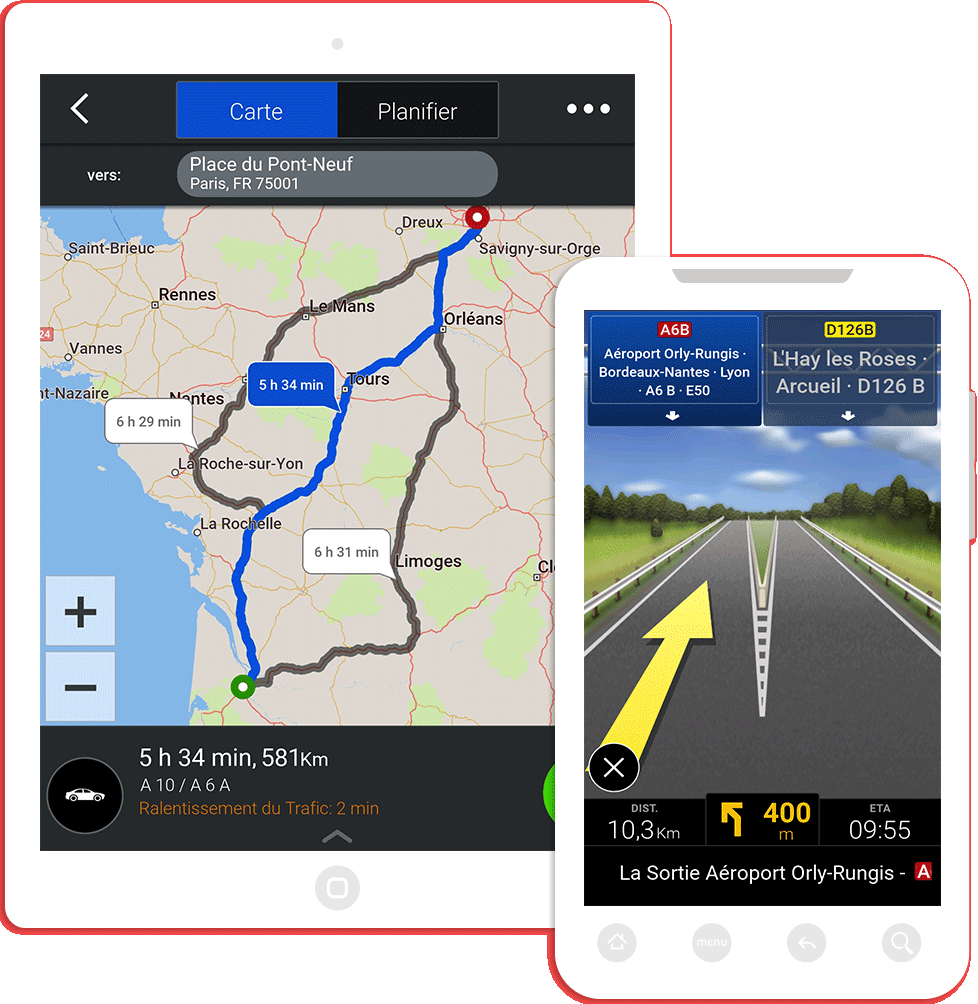 Navigation pour voitures CoPilot GPS